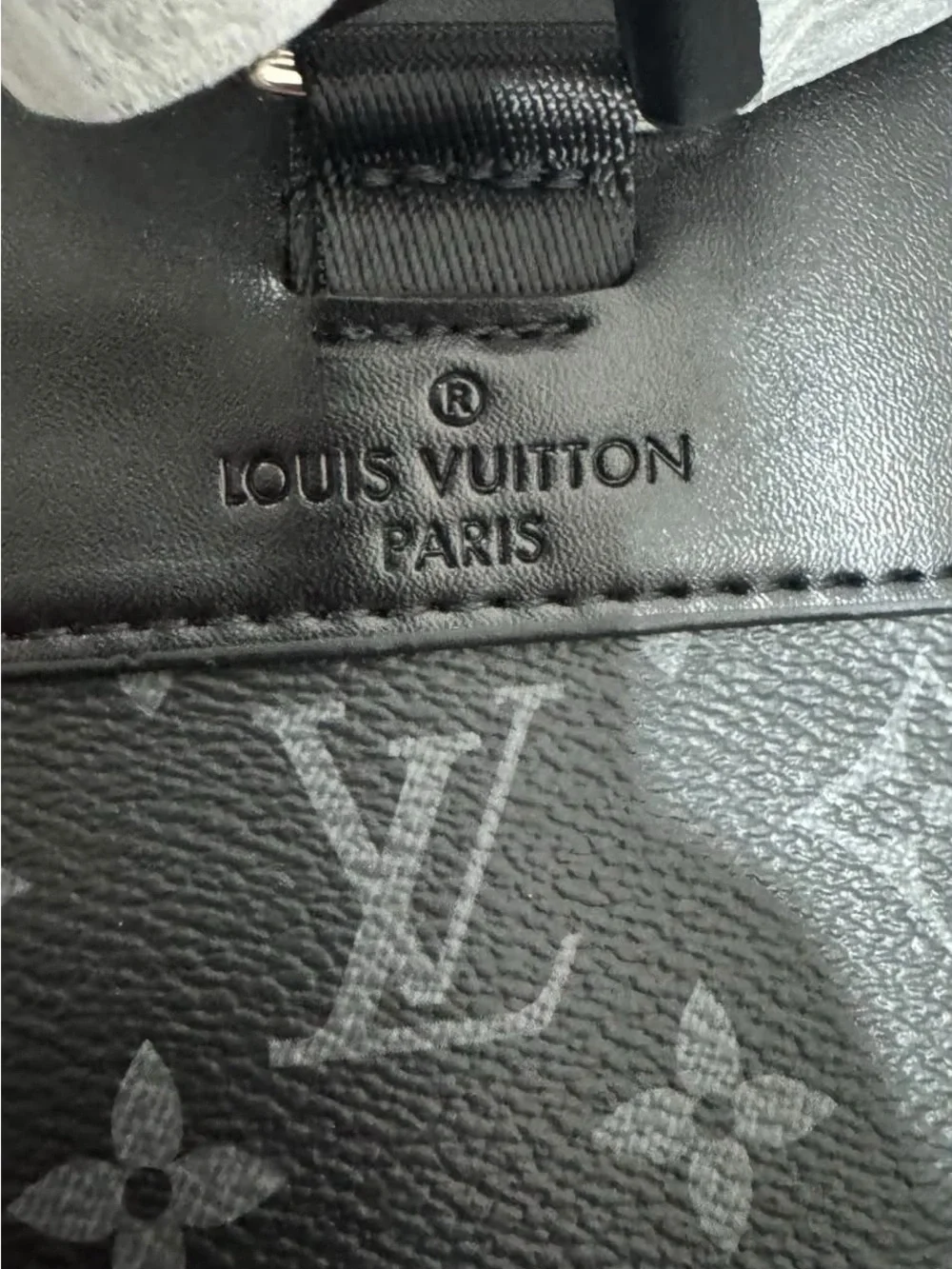 Louis Vuitton Black Monogram Eclipse Canvas Backpack | Black & Grey Style